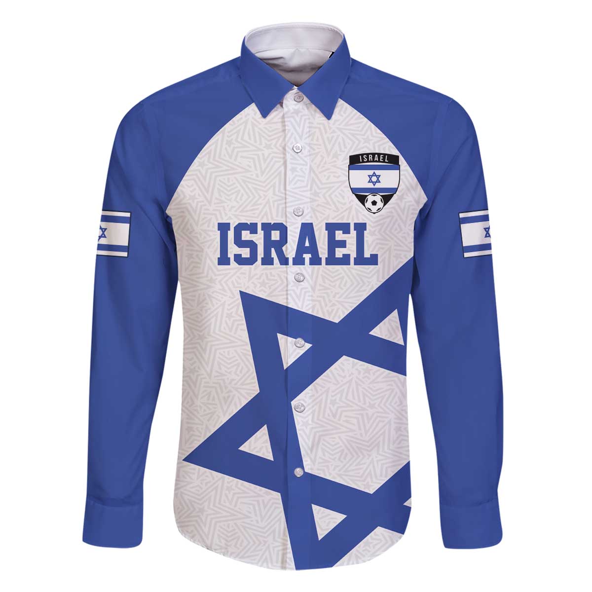 Custom Israel Football Go Champions Family Matching Off The Shoulder Long Sleeve Dress and Hawaiian Shirt Sporty Style