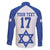 Custom Israel Football Go Champions Family Matching Off Shoulder Maxi Dress and Hawaiian Shirt Sporty Style