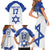 Custom Israel Football Go Champions Family Matching Short Sleeve Bodycon Dress and Hawaiian Shirt Sporty Style