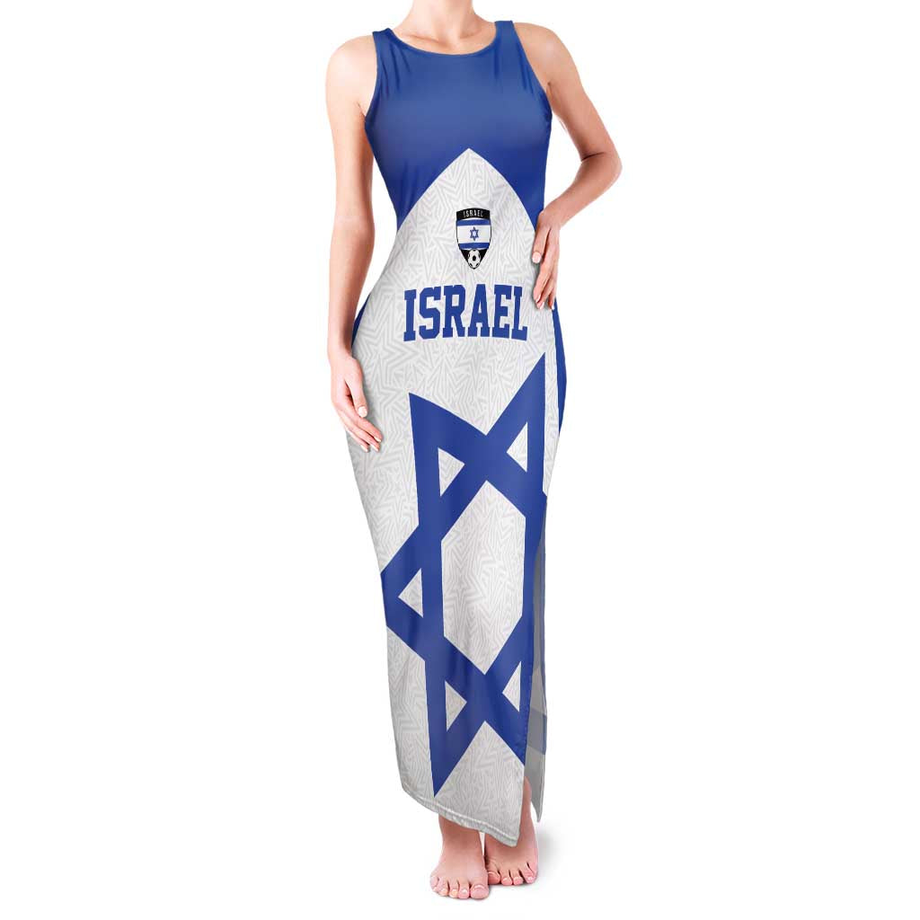 Custom Israel Football Go Champions Family Matching Tank Maxi Dress and Hawaiian Shirt Sporty Style