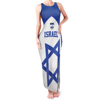 Custom Israel Football Go Champions Family Matching Tank Maxi Dress and Hawaiian Shirt Sporty Style