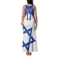Custom Israel Football Go Champions Family Matching Tank Maxi Dress and Hawaiian Shirt Sporty Style