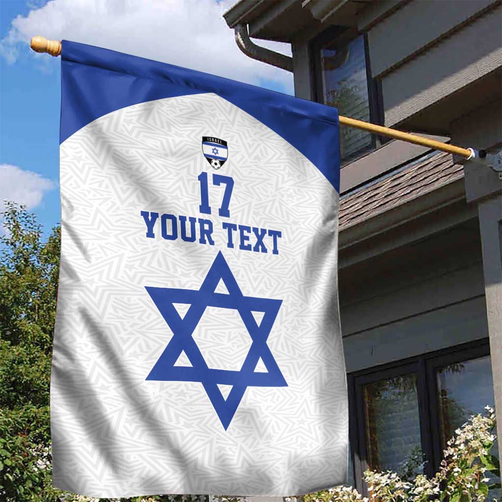 Custom Israel Football Go Champions Garden Flag Sporty Style