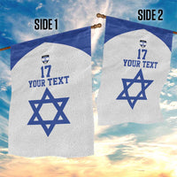 Custom Israel Football Go Champions Garden Flag Sporty Style