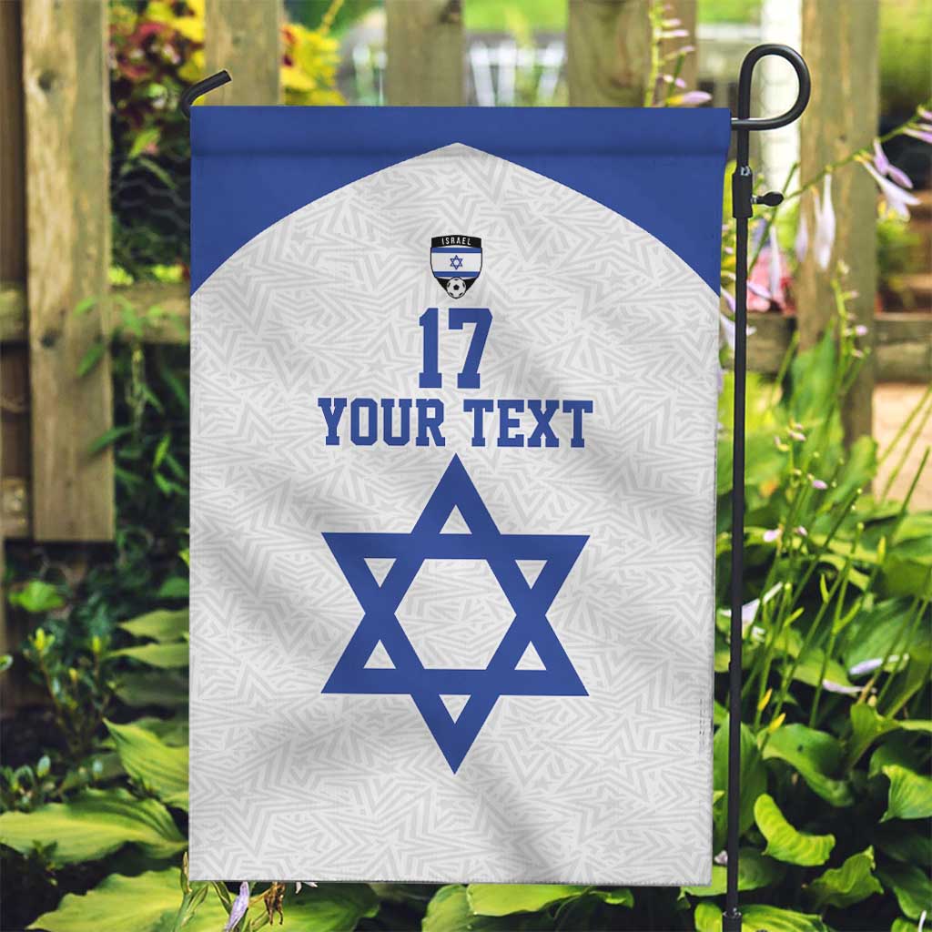 Custom Israel Football Go Champions Garden Flag Sporty Style
