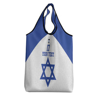 Custom Israel Football Go Champions Grocery Bag Sporty Style