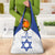 Custom Israel Football Go Champions Grocery Bag Sporty Style