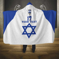 Custom Israel Football Go Champions Hooded Blanket Sporty Style