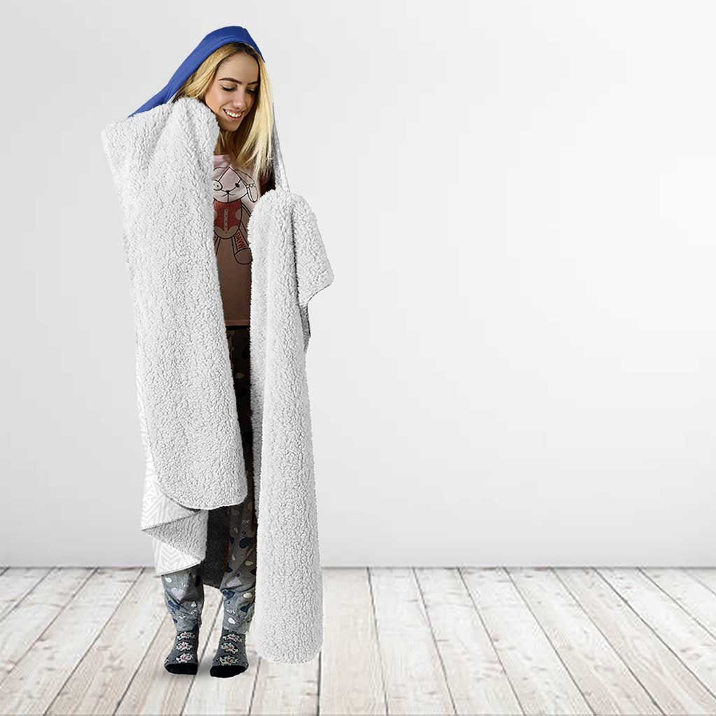 Custom Israel Football Go Champions Hooded Blanket Sporty Style