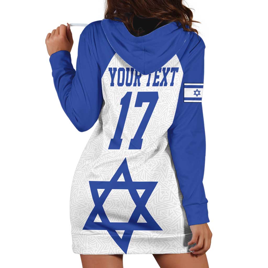 Custom Israel Football Go Champions Hoodie Dress Sporty Style