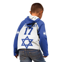 Custom Israel Football Go Champions Kid Hoodie Sporty Style