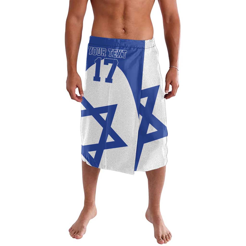 Custom Israel Football Go Champions Lavalava Sporty Style