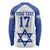 Custom Israel Football Go Champions Long Sleeve Shirt Sporty Style
