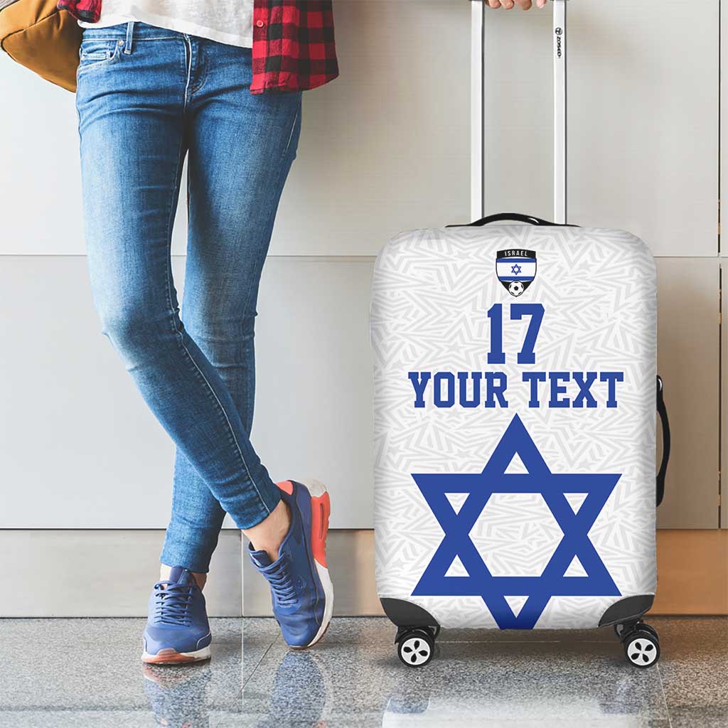 Custom Israel Football Go Champions Luggage Cover Sporty Style