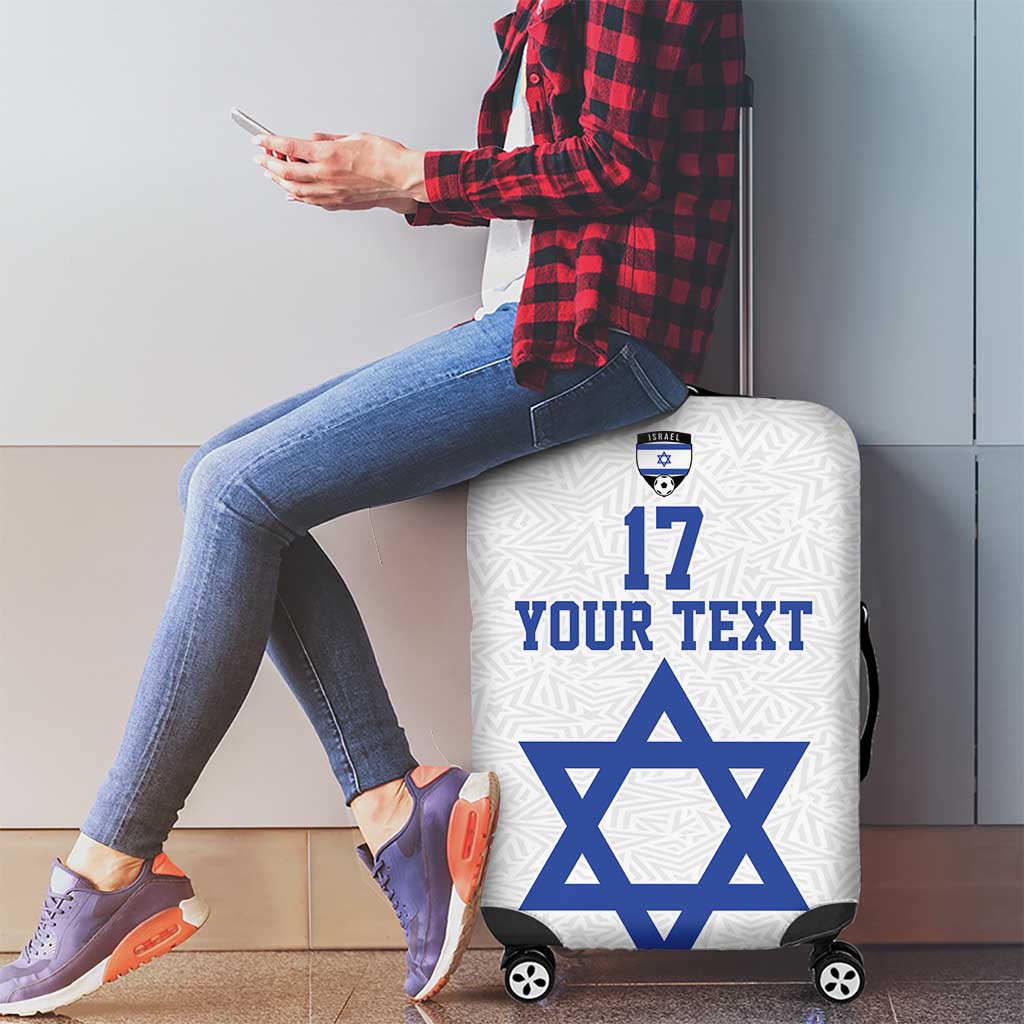 Custom Israel Football Go Champions Luggage Cover Sporty Style