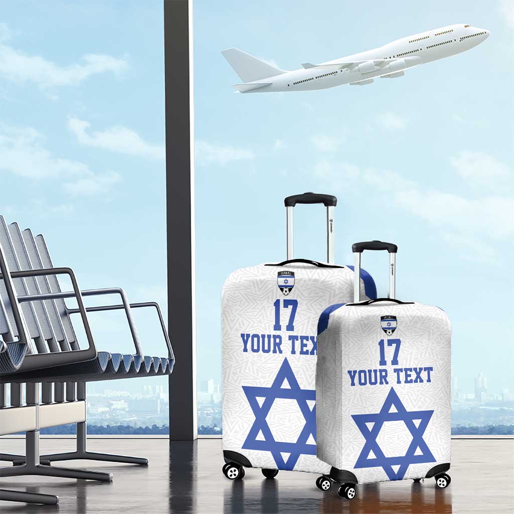 Custom Israel Football Go Champions Luggage Cover Sporty Style