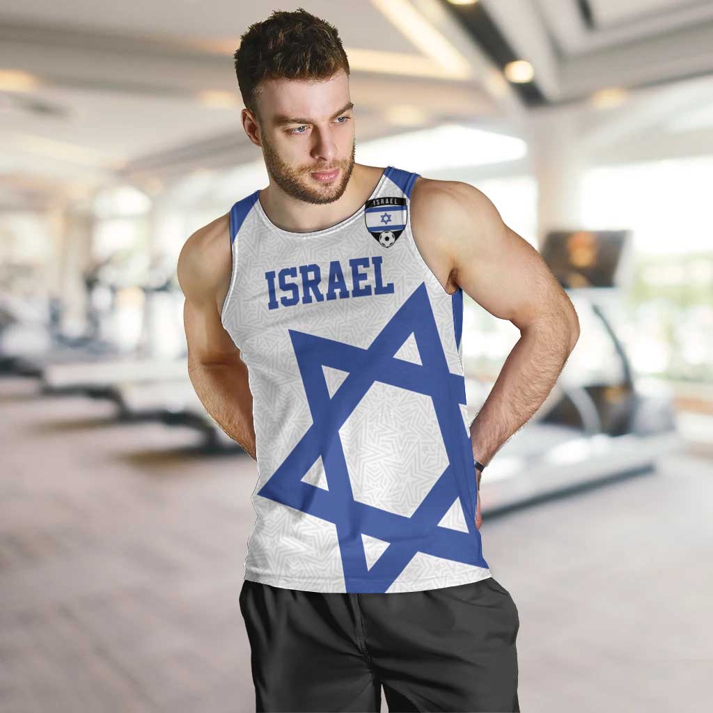 Custom Israel Football Go Champions Men Tank Top Sporty Style
