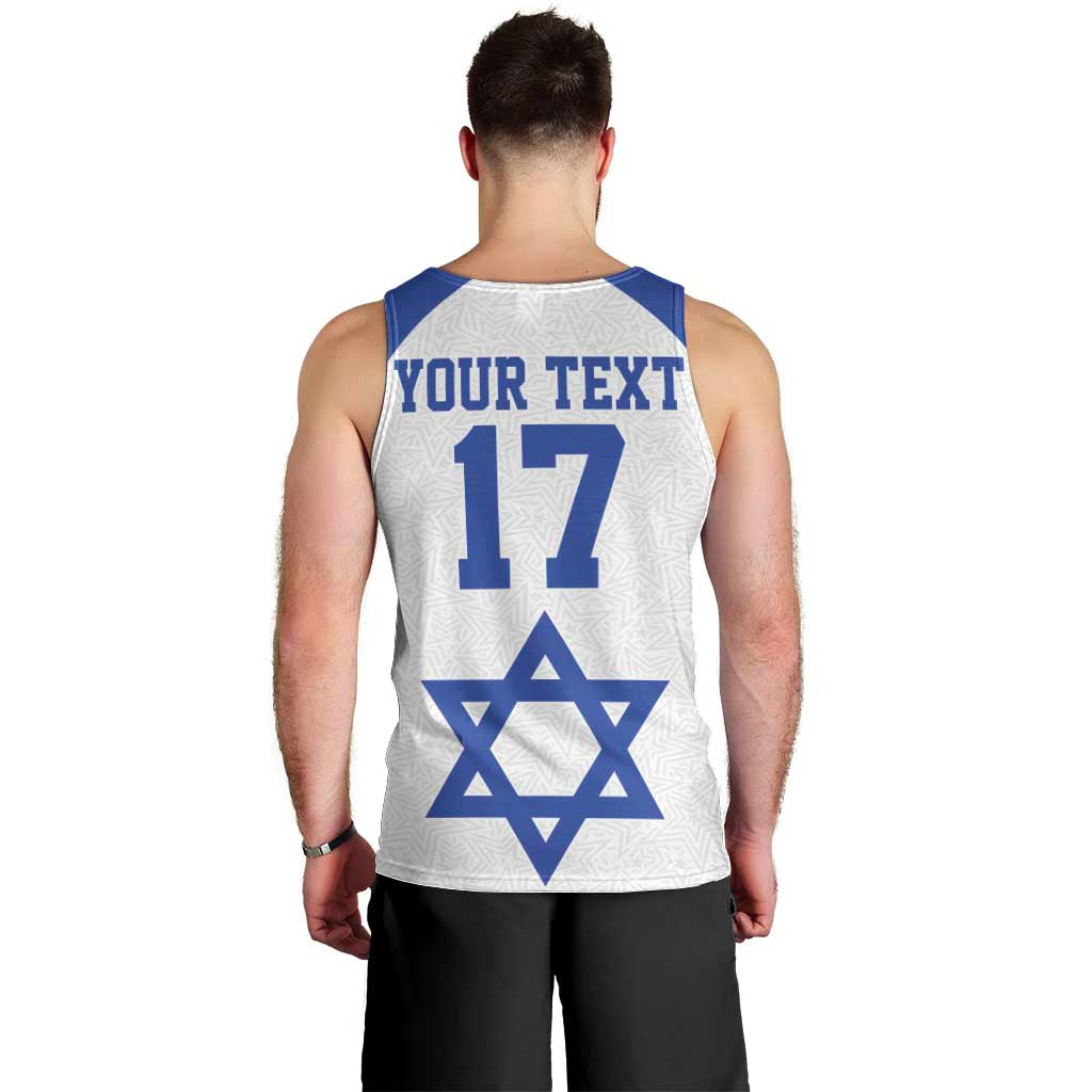 Custom Israel Football Go Champions Men Tank Top Sporty Style