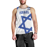 Custom Israel Football Go Champions Men Tank Top Sporty Style