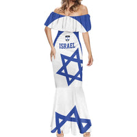 Custom Israel Football Go Champions Mermaid Dress Sporty Style