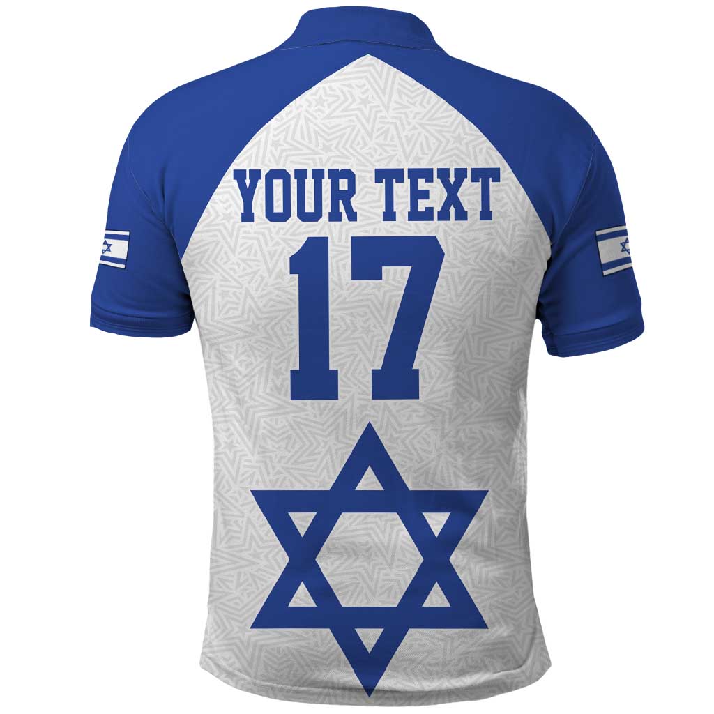 Custom Israel Football Go Champions Polo Shirt Sporty Style