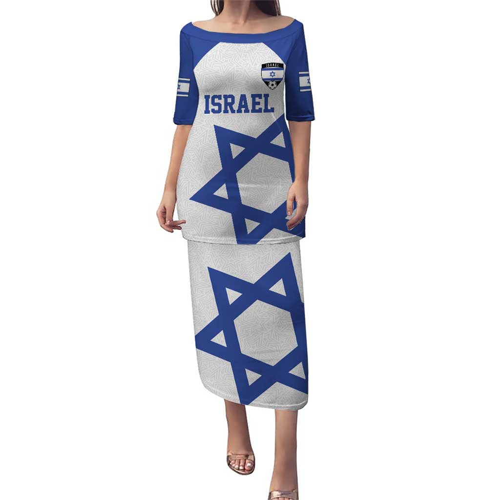 Custom Israel Football Go Champions Puletasi Sporty Style