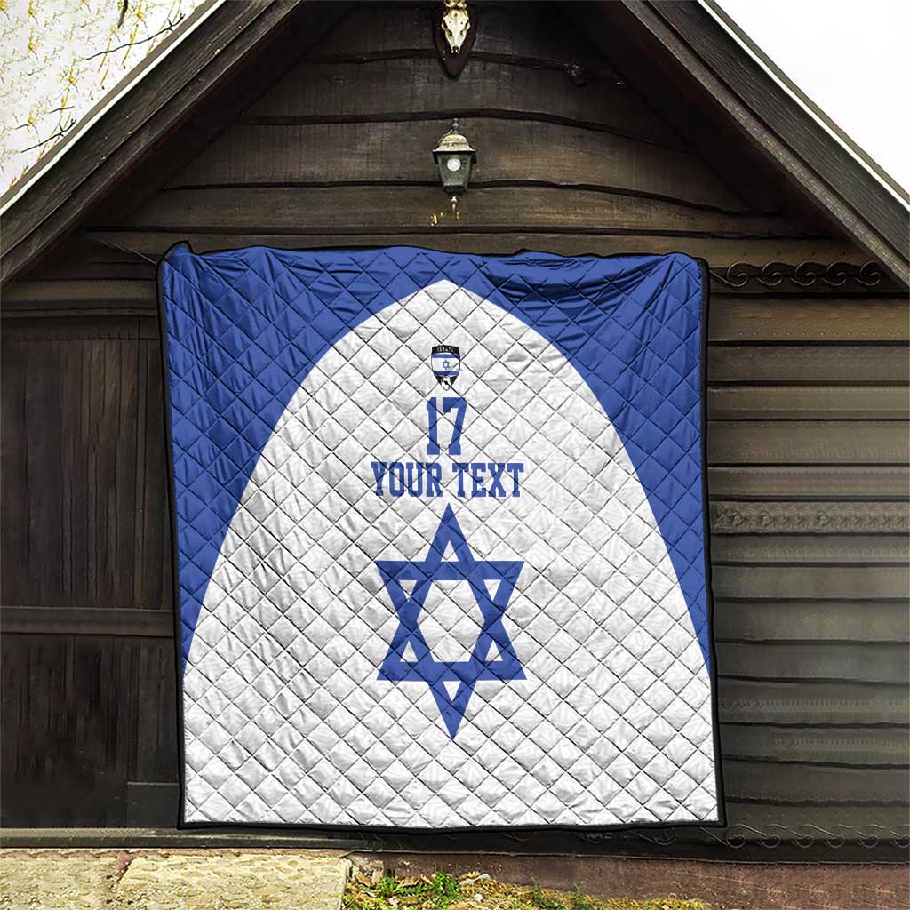 Custom Israel Football Go Champions Quilt Sporty Style
