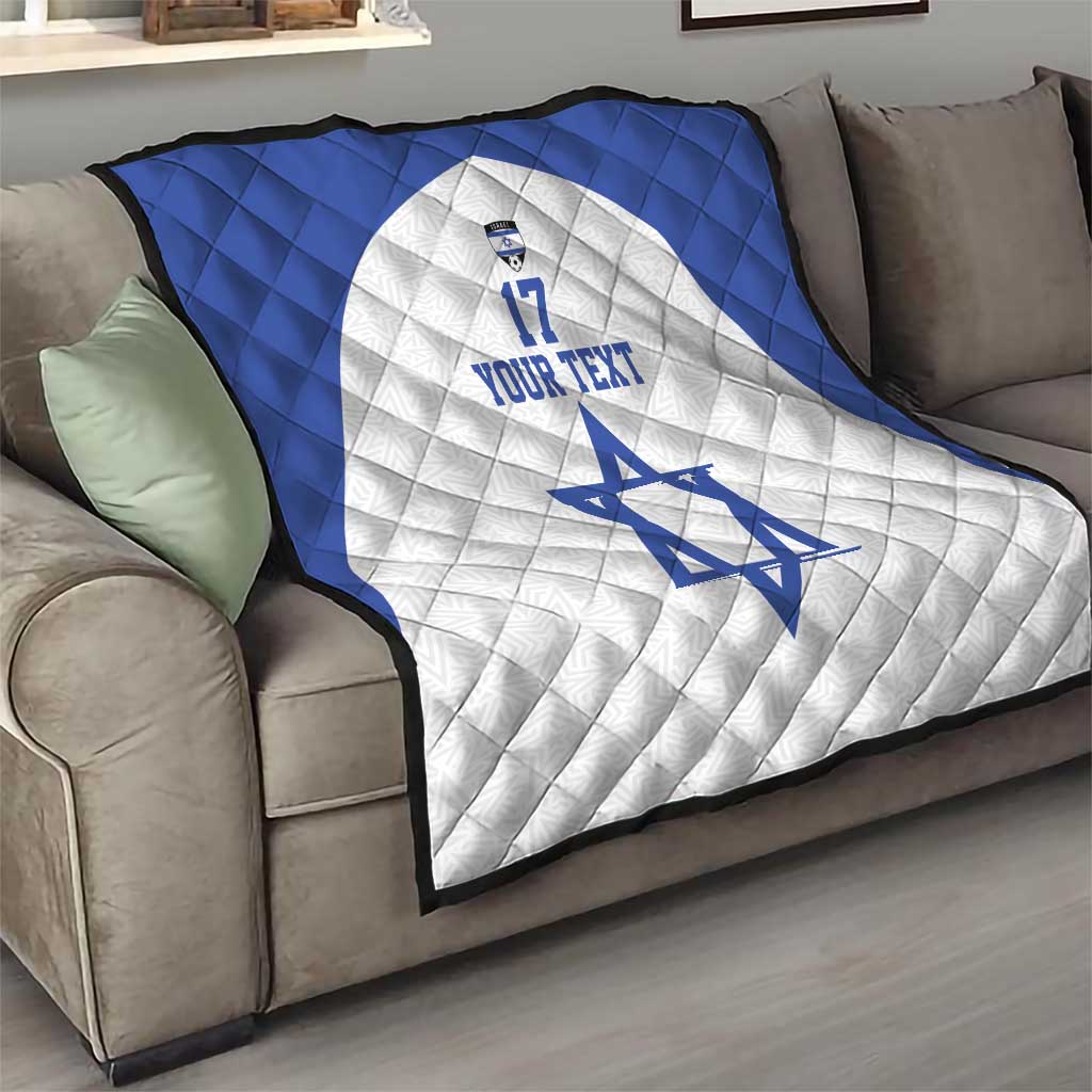 Custom Israel Football Go Champions Quilt Sporty Style