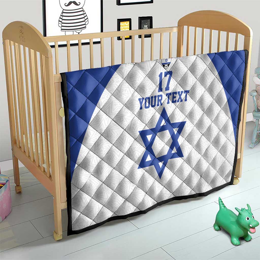 Custom Israel Football Go Champions Quilt Sporty Style