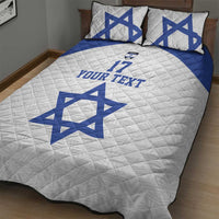 Custom Israel Football Go Champions Quilt Bed Set Sporty Style