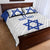 Custom Israel Football Go Champions Quilt Bed Set Sporty Style