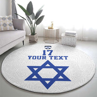 Custom Israel Football Go Champions Round Carpet Sporty Style