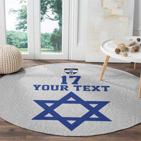 Custom Israel Football Go Champions Round Carpet Sporty Style