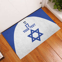 Custom Israel Football Go Champions Rubber Doormat Sporty Style