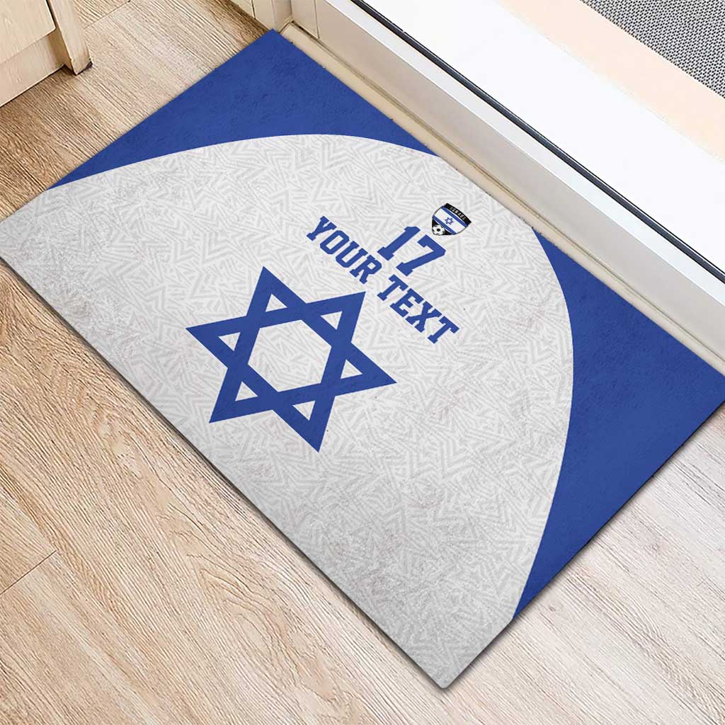 Custom Israel Football Go Champions Rubber Doormat Sporty Style