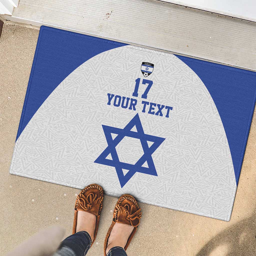 Custom Israel Football Go Champions Rubber Doormat Sporty Style