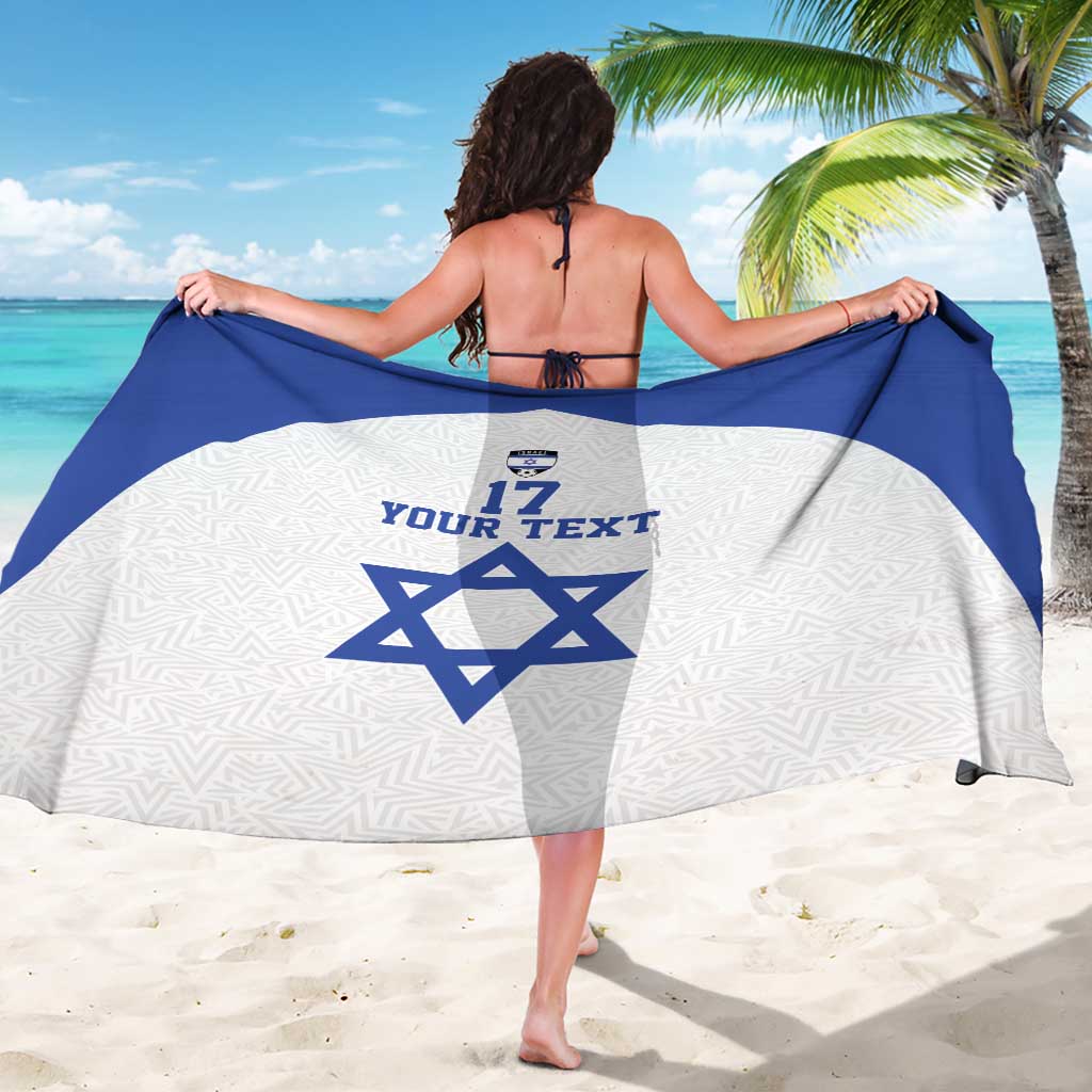 Custom Israel Football Go Champions Sarong Sporty Style