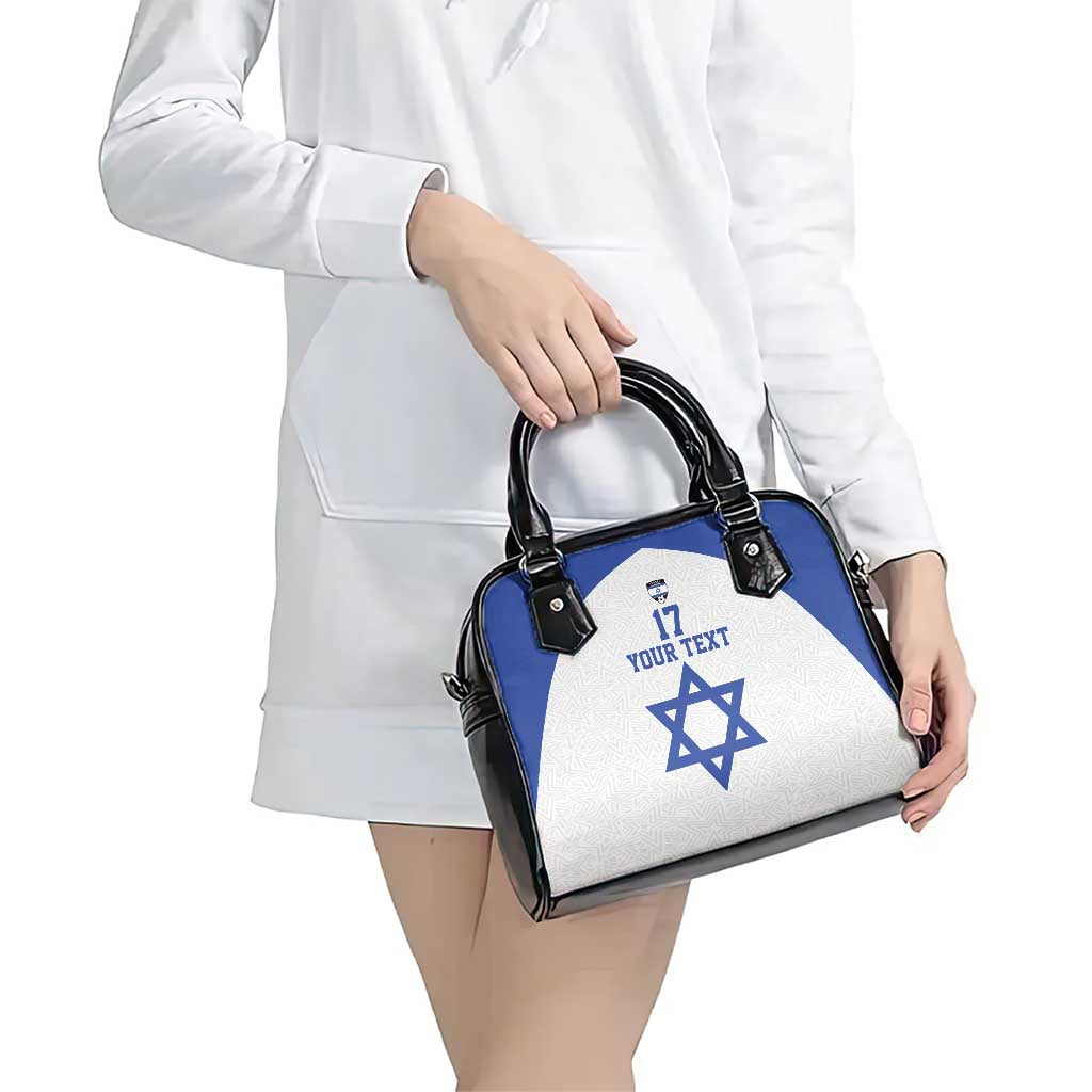 Custom Israel Football Go Champions Shoulder Handbag Sporty Style