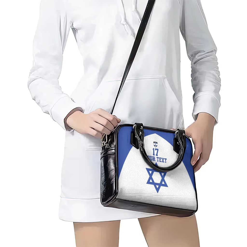 Custom Israel Football Go Champions Shoulder Handbag Sporty Style