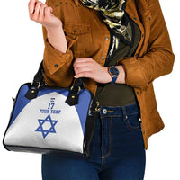 Custom Israel Football Go Champions Shoulder Handbag Sporty Style