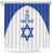 Custom Israel Football Go Champions Shower Curtain Sporty Style