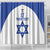 Custom Israel Football Go Champions Shower Curtain Sporty Style
