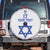 Custom Israel Football Go Champions Spare Tire Cover Sporty Style