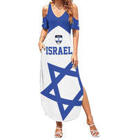 Custom Israel Football Go Champions Summer Maxi Dress Sporty Style