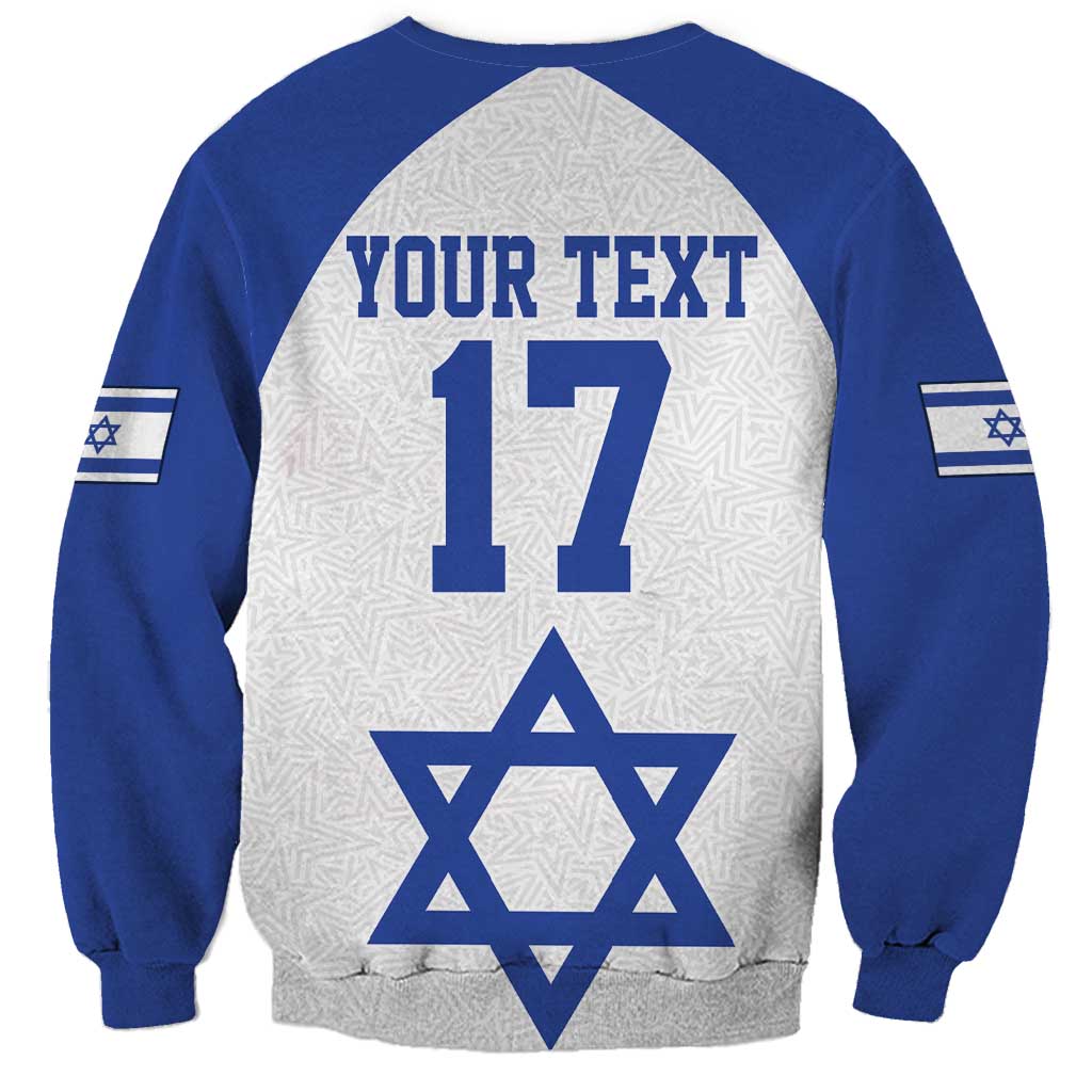 Custom Israel Football Go Champions Sweatshirt Sporty Style