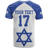 Custom Israel Football Go Champions T Shirt Sporty Style