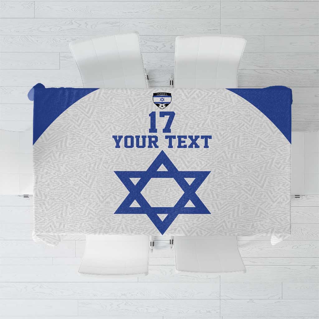 Custom Israel Football Go Champions Tablecloth Sporty Style