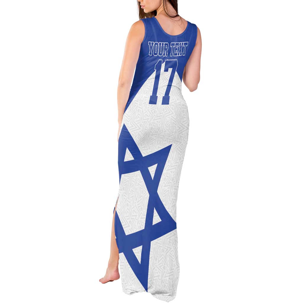 Custom Israel Football Go Champions Tank Maxi Dress Sporty Style
