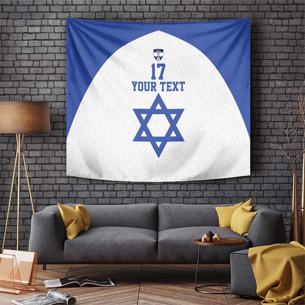 Custom Israel Football Go Champions Tapestry Sporty Style