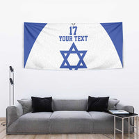 Custom Israel Football Go Champions Tapestry Sporty Style